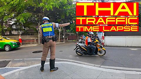 Thai Traffic Time Lapse | Soi 15 | Bangkok Thailand 🇹🇭