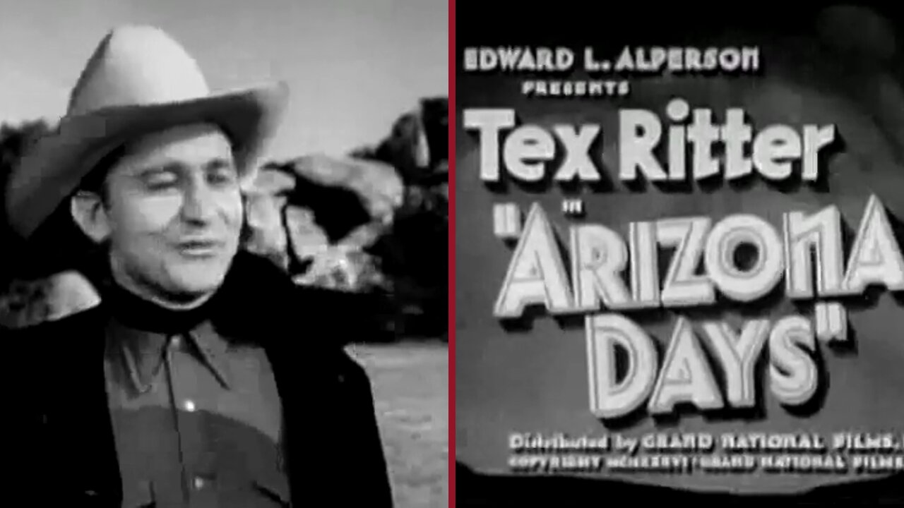 🎠Tex Ritter | Arizona Days (1937) | Western Movie