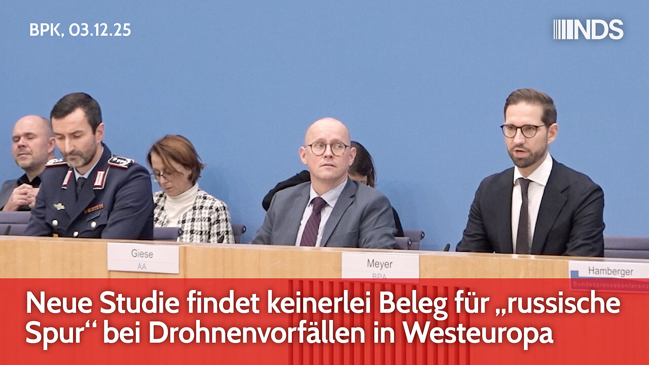 Neue Studie findet keinerlei Beleg für „russische Spur“ bei Drohnenvorfällen in Westeuropa | BPK
