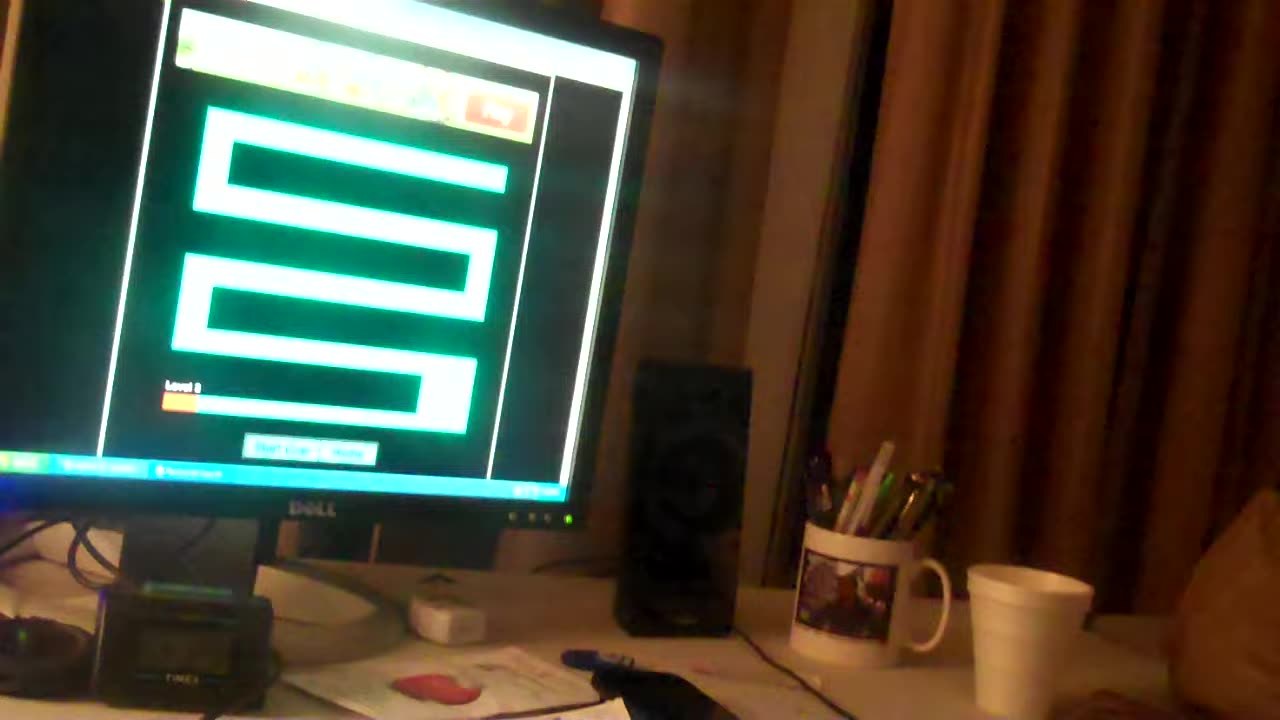 Carolyn Playing Scary Maze on The Shea Show