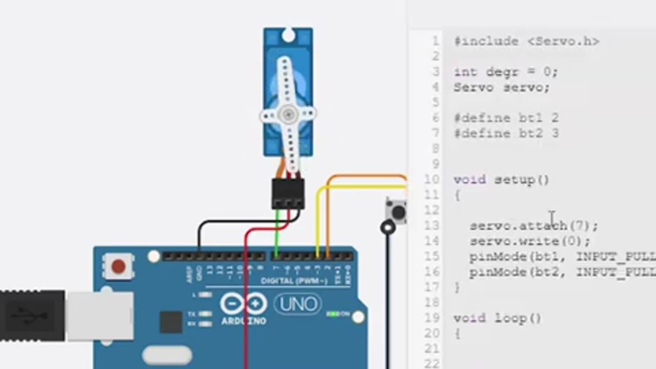 How to Control Servo #Motor #Arduino #Tinkercad #AeroArduino