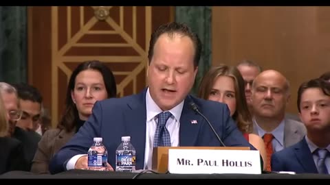 Paul Hollis Delivers Powerful Opening Statement as U.S. Mint Director Nominee