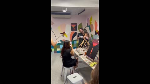 Quick Smile clip: Man took painting classes to propose to his girlfriend