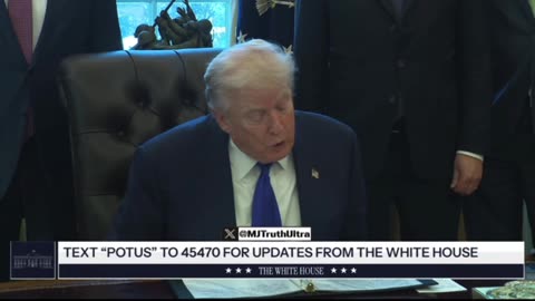 President Trump announces the launch of PROJECT VAULT