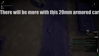 Sniping People With A 20mm Armored Car (Foxhole)