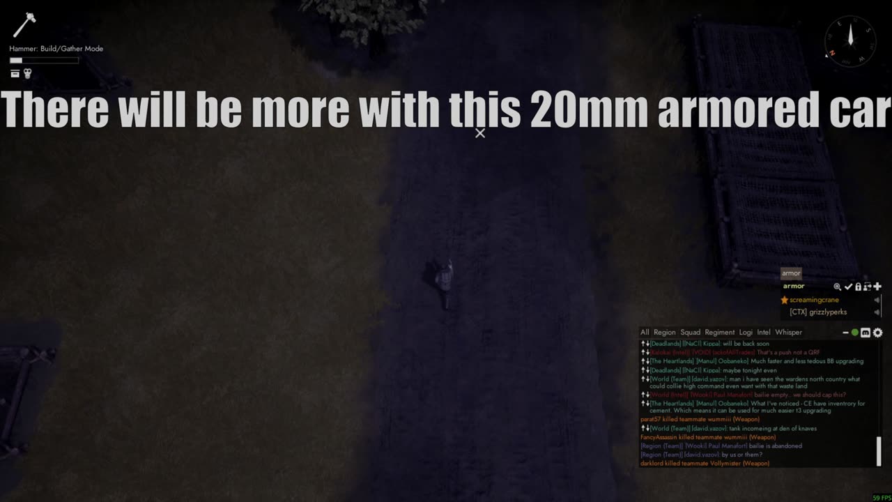 Sniping People With A 20mm Armored Car (Foxhole)