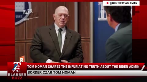 Tom Homan Shares The Infuriating Truth About The Biden Admin