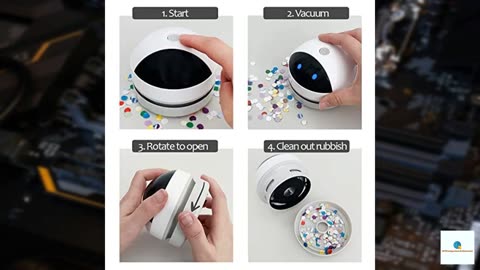 allydrew Mini Portable USB Desktop Vacuum