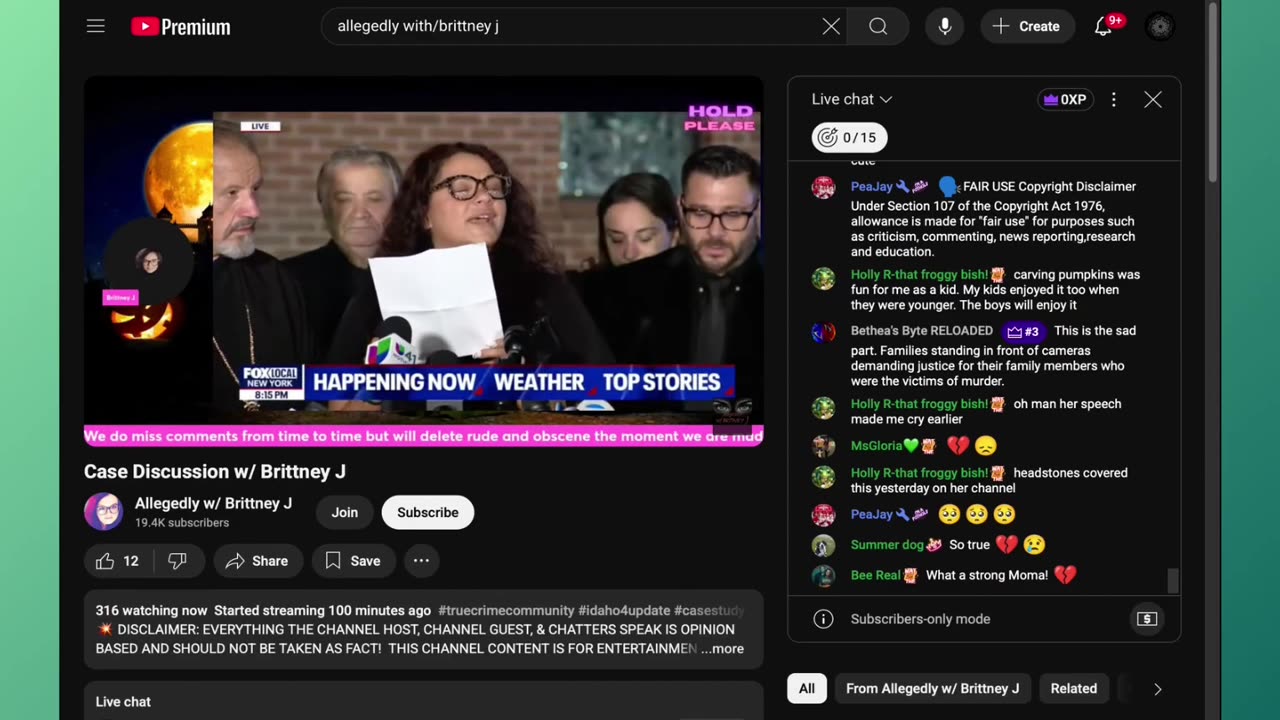 10-5Case Discussion w/ Brittney J