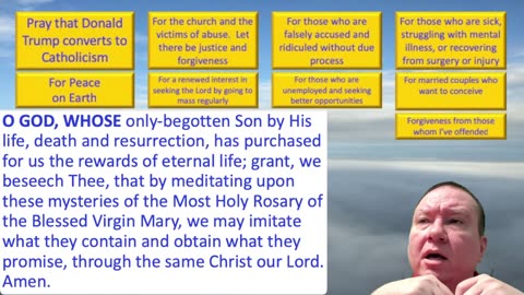 Mary's Daily Live Holy Rosary Prayer at 8:00 p.m. EDT 10/27/2025