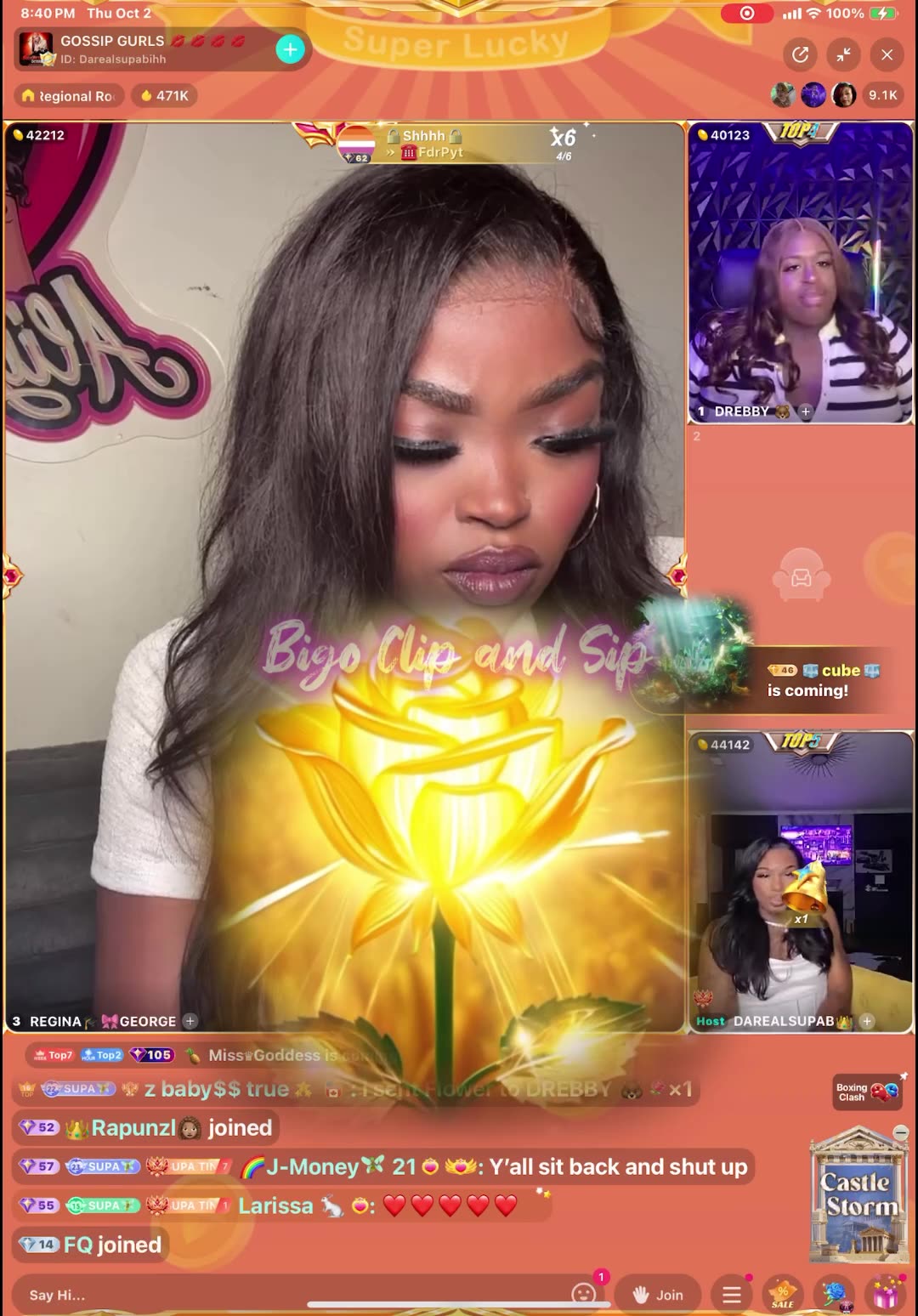 Gossip Gurls segment on K9 n Nocap talking about doing content together 10/2/25 #bigoclipandsip