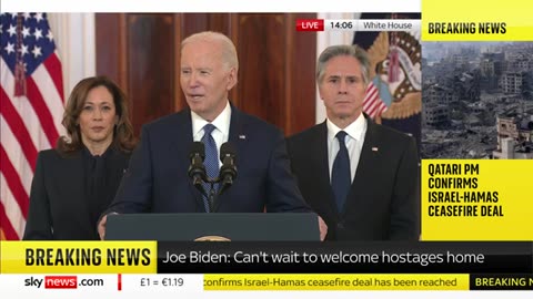 Biden hails Gaza ceasefire deal after 'toughest' negotiations
