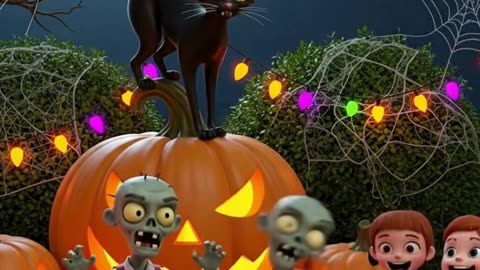 Spooky Spooky Night | Fun Halloween Song for Kids 🎃 Trick or Treat Dance & Sing Along