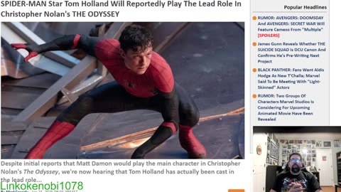 Tom Holland Stars In Christopher Nolan's Movie ODYSSEY