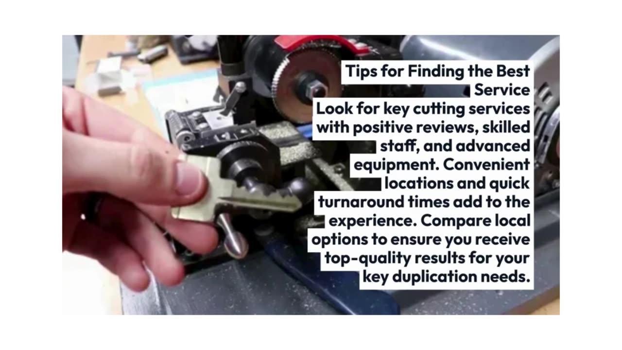 Key Cutting Made Easy: Find the Best Service Near You