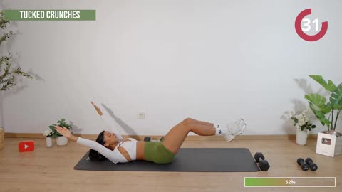 20 MIN EXPRESS PILATES WORKOUT | Sculpt & Tone with Weights (Apartment Friendly)