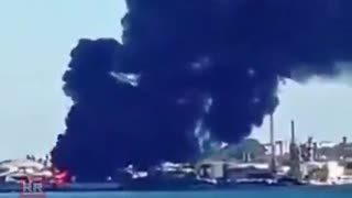 Massive FIRE erupts at one of Cuba’s largest oil refineries, Ñico López in Havana