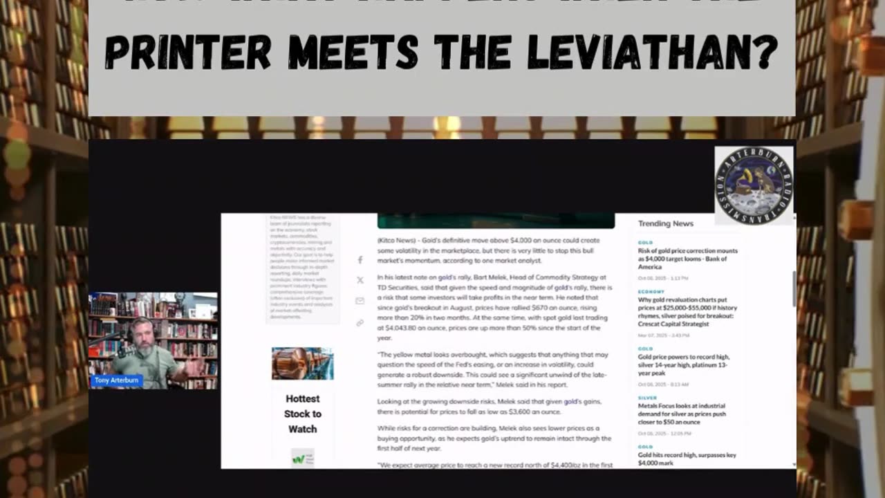 [CLIP] Arterburn Radio Transmission 519 What Happens When the Printer Meets the Leviathan?