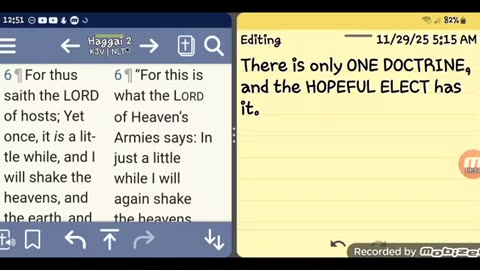 There is only ONE DOCTRINE, and the HOPEFUL ELECT (GREATMILLSTONE) has it. - GMS