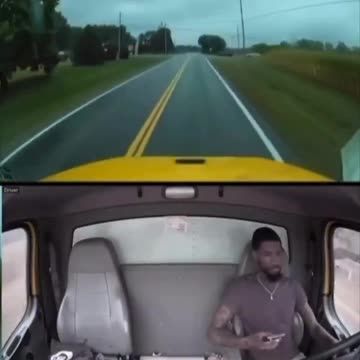 Truck takes out car while driver texting, but is he at fault?