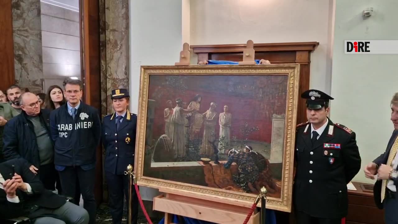 Manfredi - CULTURA. ESPOSTE AL GETTY E VENDUTE ONLINE: OPERE TRAFUGATE TORNANO A NAPOLI (03.02.25)