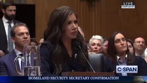 Kristi Noem has just been confirmed as Homeland Security Secretary!