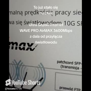 AirMAX AirFiber Wave pro 3600Mbps