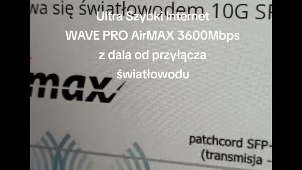 AirMAX AirFiber Wave pro 3600Mbps