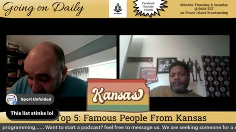 Rons Top 5 E11: Famous People From Kansas