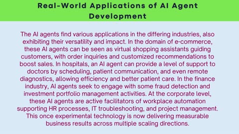 Why AI Agent Development Is the Key to Business Scalability
