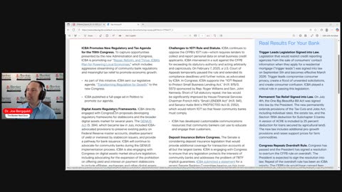 Review of ICBA Advocacy in Action for 4Q 2025