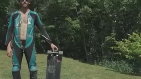 Longboarding down hills