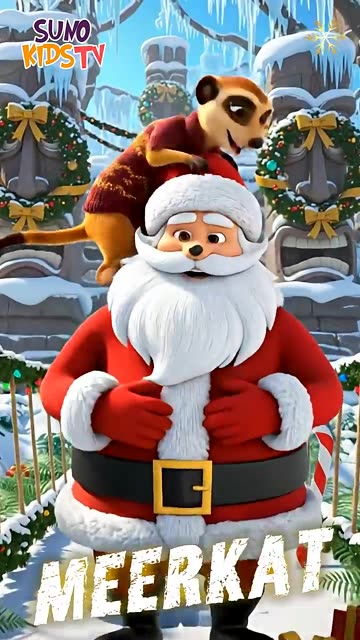 Christmas Safari Animal Song 🦁🎄 | Fun Animal Sounds Song for Kids & Toddlers