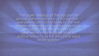simulated reality (Baudrillard) globalist shit gore show
