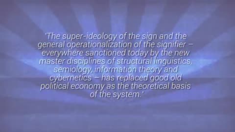 simulated reality (Baudrillard) globalist shit gore show