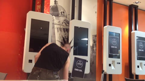 Punk Gets His Hair Done at McDonald's