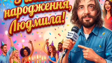 Людочка З Днем народження, донечко!