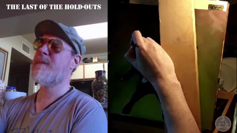 Painting with a disregard for safety.