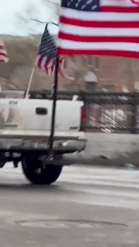 Only in America do you get harassed for waving the American flag by people waving a foreign flag