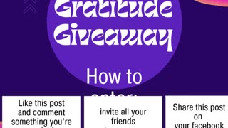 Gratitude Giveaway