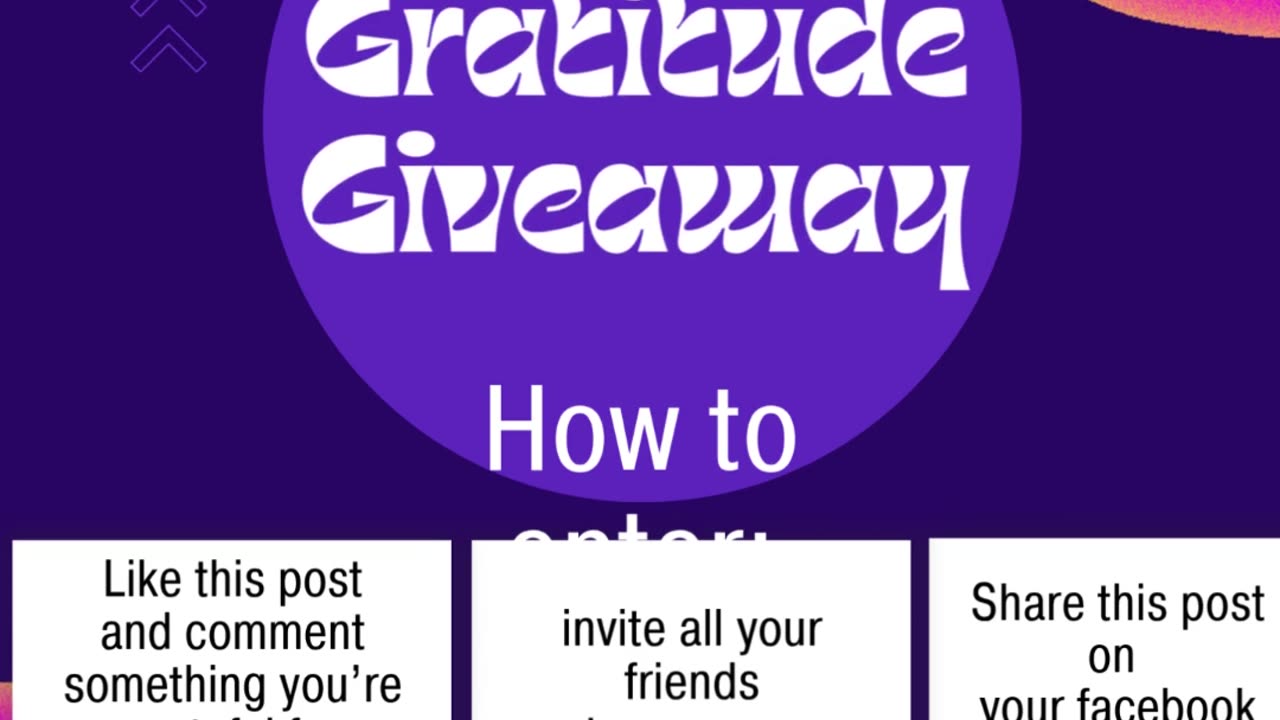 Gratitude Giveaway