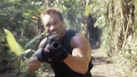 COMMANDO CHASING BAD DUDE OR BEN