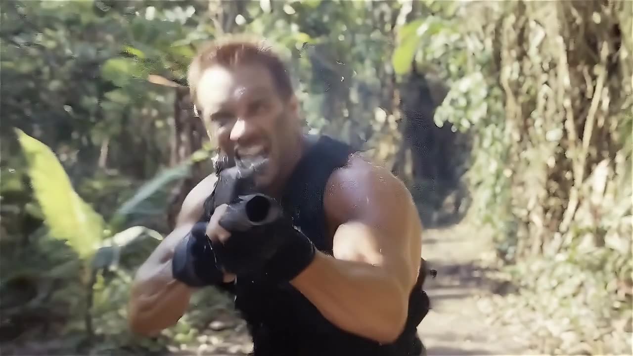 COMMANDO CHASING BAD DUDE OR BEN