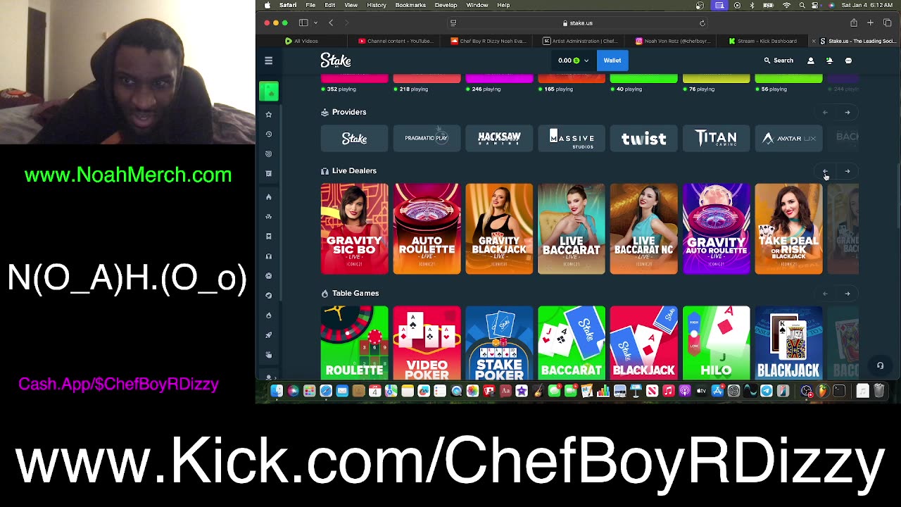 Chef Boy R Dizzy VLOG: @KickStreaming (O_o) #January #4 #2025 (O_o) www.Kick.com/ChefBoyRDizzy