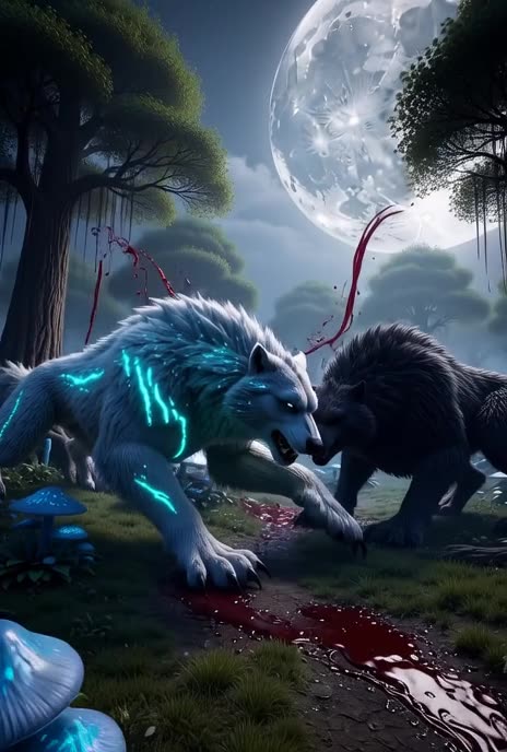 Clash of the Mystic Wolves, AI Video