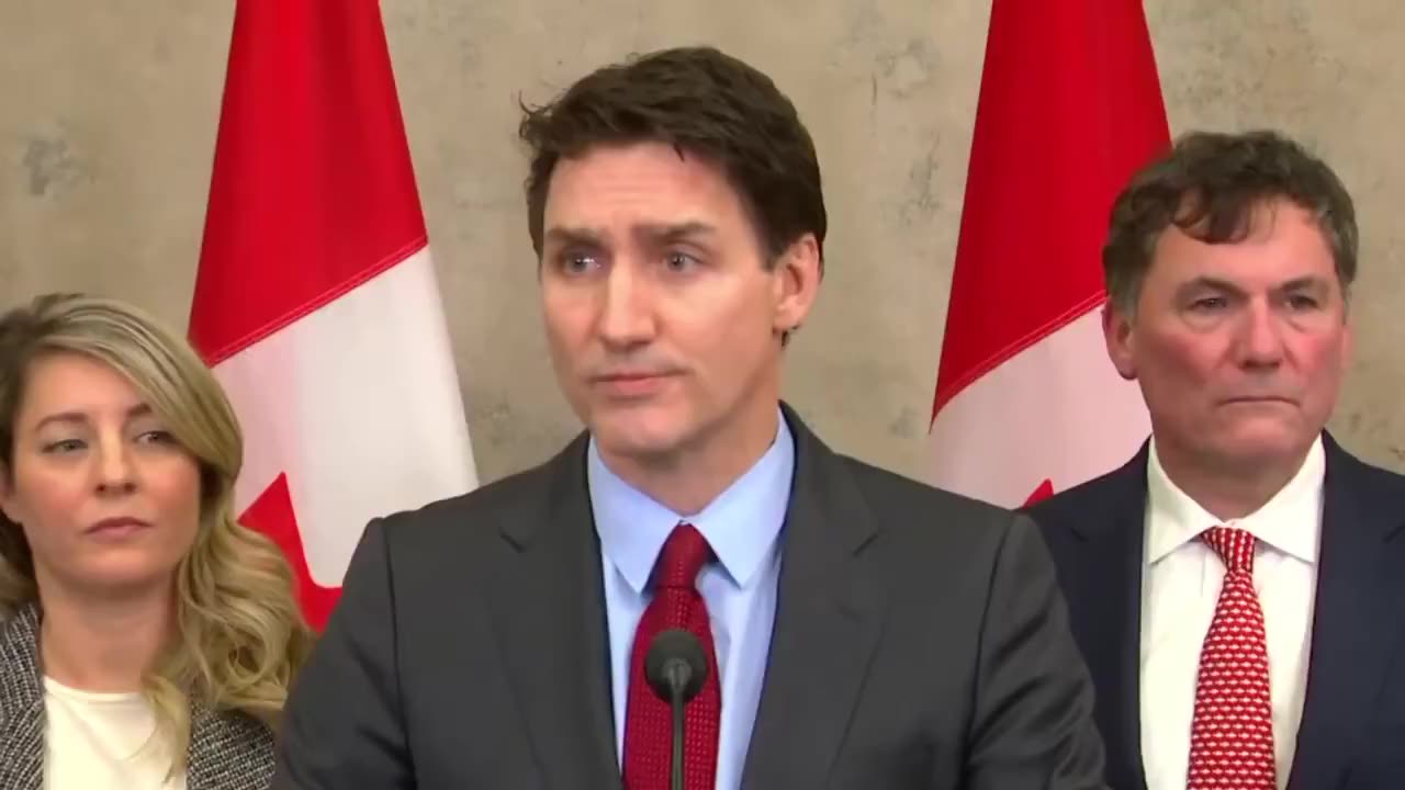 Canadian Prime Minister Justin Trudeau imposes 25% tariffs on $155 billion worth of American goods…