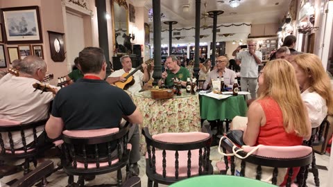 Spain Charming Málaga 🎶 Historic Restaurant with Live Music & Amazing Voices