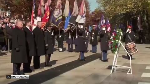 Tomb of the Unknown Soldier at Arlington National Cemetery on Veterans Day