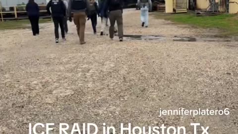 ICE Raids in Houston Texas at businesses known to employ cheap illegal labor