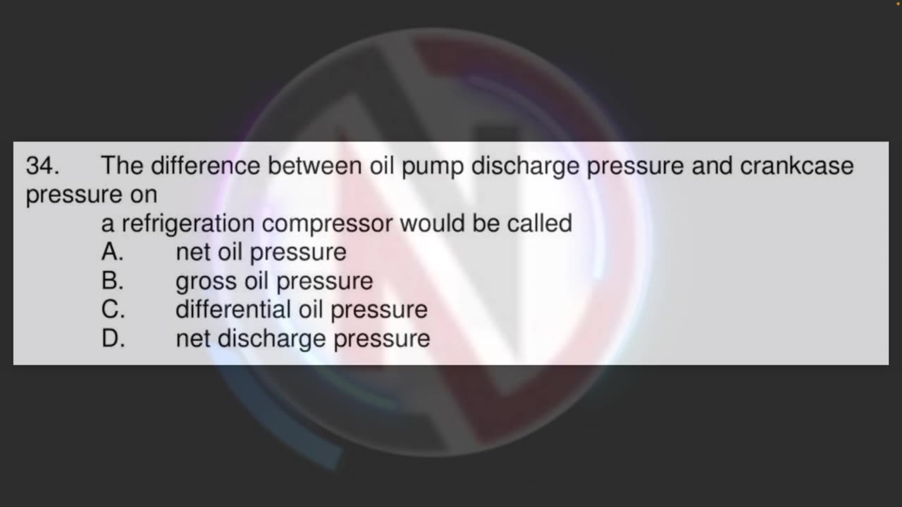 [B-6] COMPRESSORS | Refrigeration System Operation | Q & A+ Explanations | UA STAR Commercial Exam